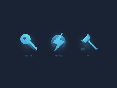Crypto Icons rule law justice hammer icon thunder power accessible key.png