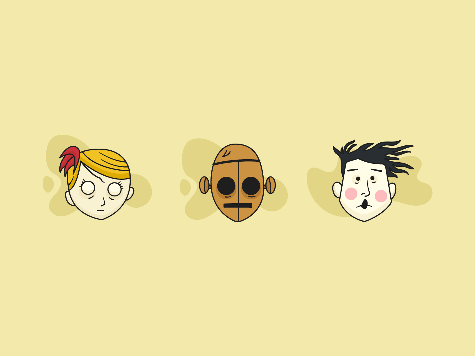 Dont Starve Characters - 3 outline character character illustration ch.png
