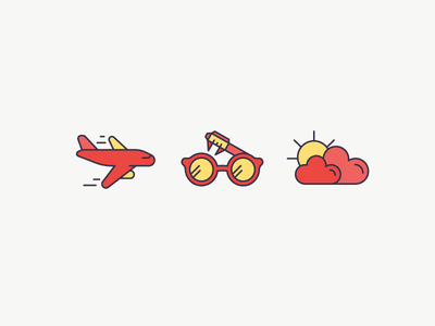 Glasses outline icon glass sun cloud weather glasses airplane plane.png