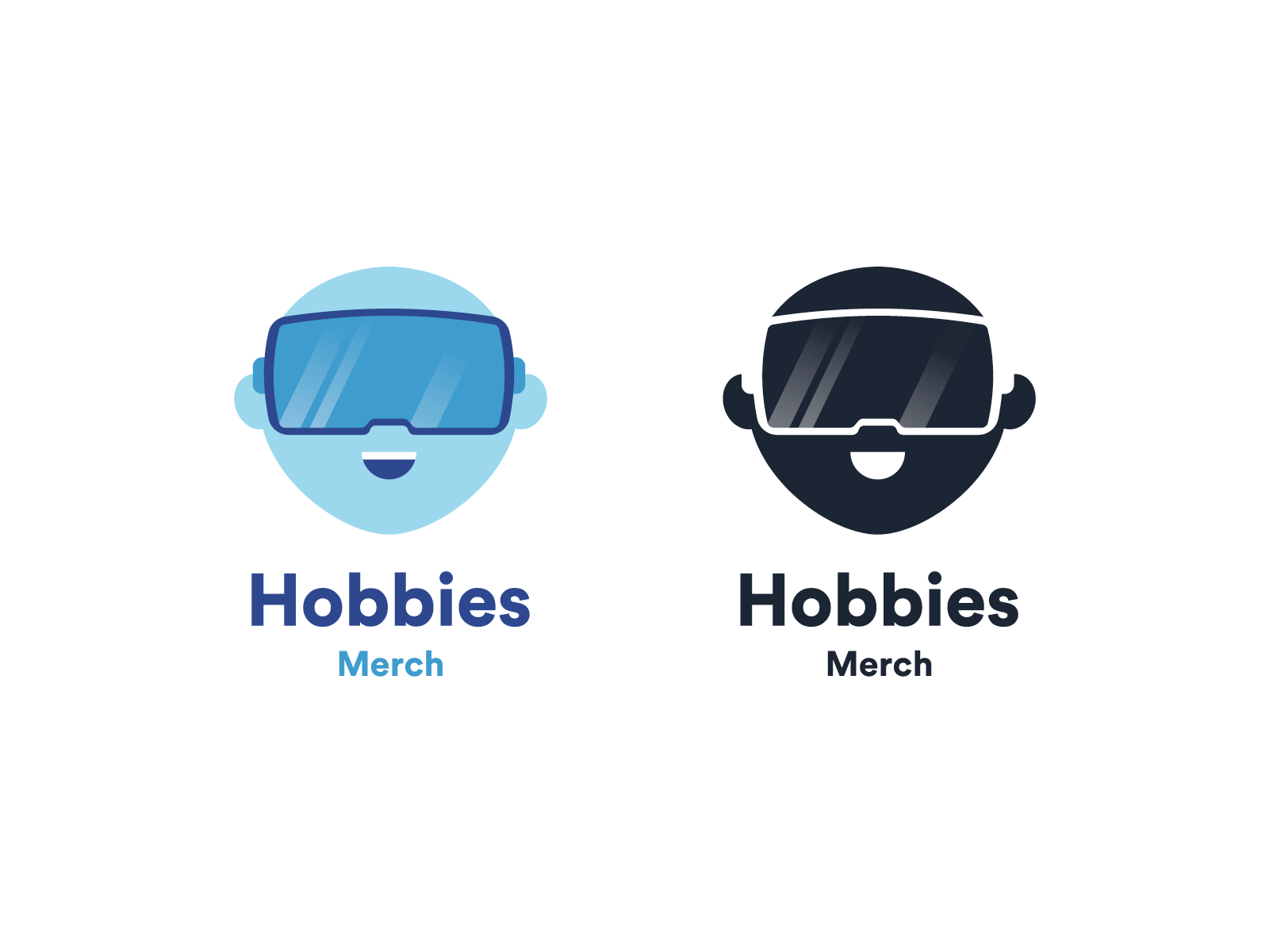 Hobbies Merch - Logo Design illustration logo virtual reality vr logo.png