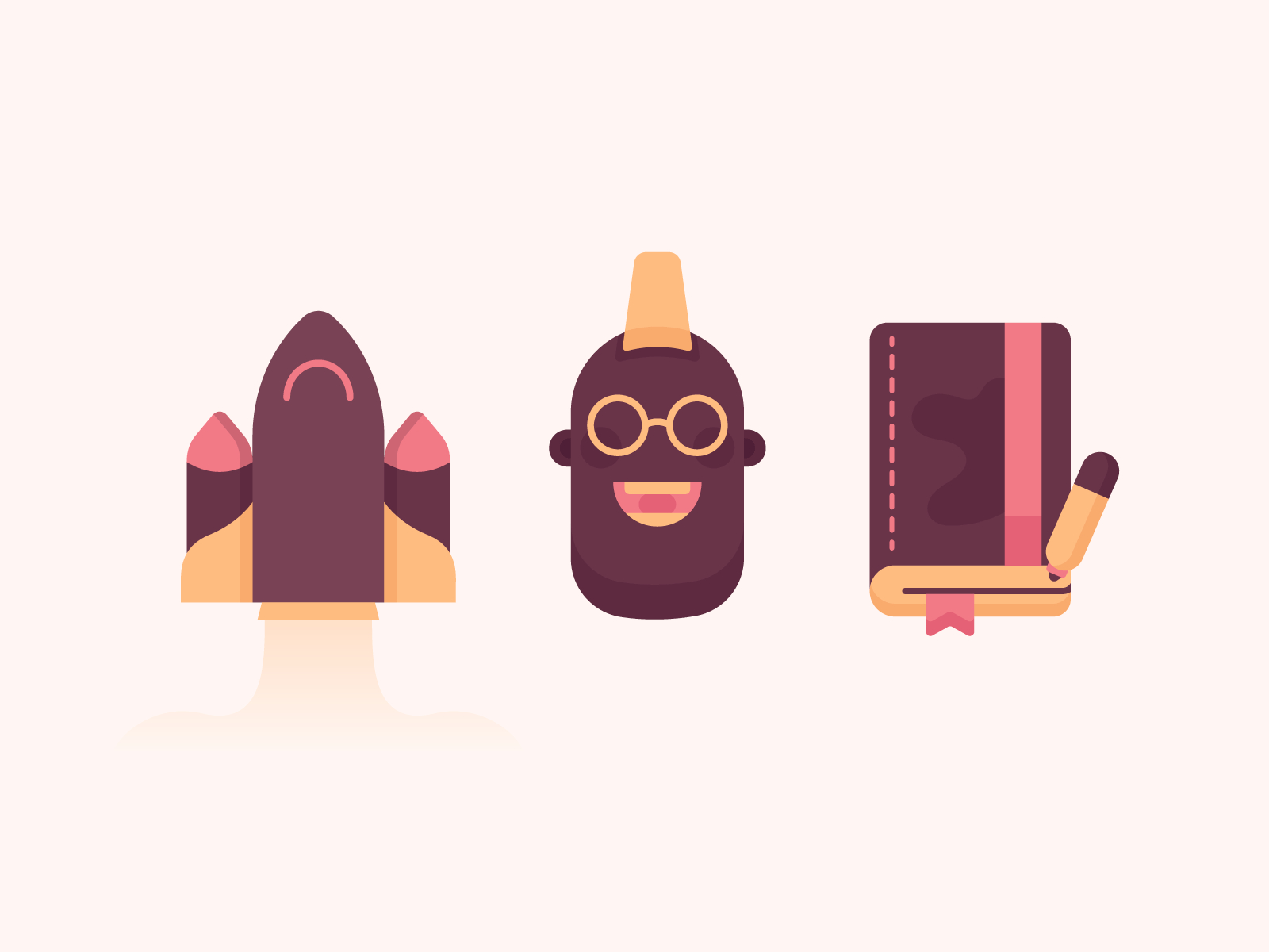 Kay Social Network Manager Illos 2d design book illustration course bo.png