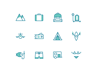 Travel  Adventure fishing boat plane ticket backpack adventure travel.png