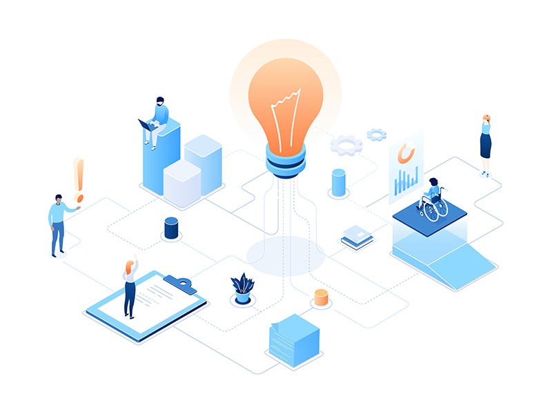 Business Isometric Compositions workflow job office isometric illustra.jpg