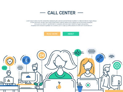 Call Center - Website Header Template line illustration support busine.jpg
