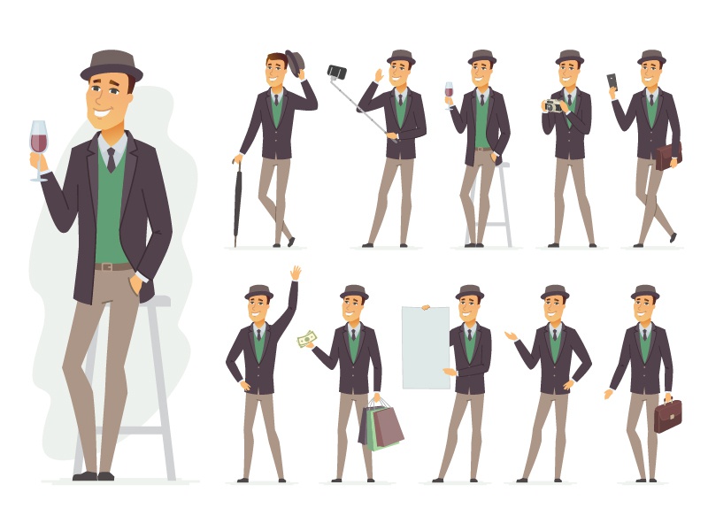 Character constructor collection emotion pose character design cartoon.jpg