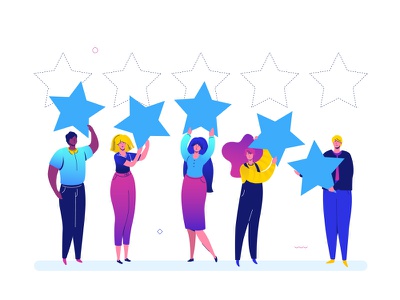 Company rating - flat illustration star testimonials rating compositio.jpg