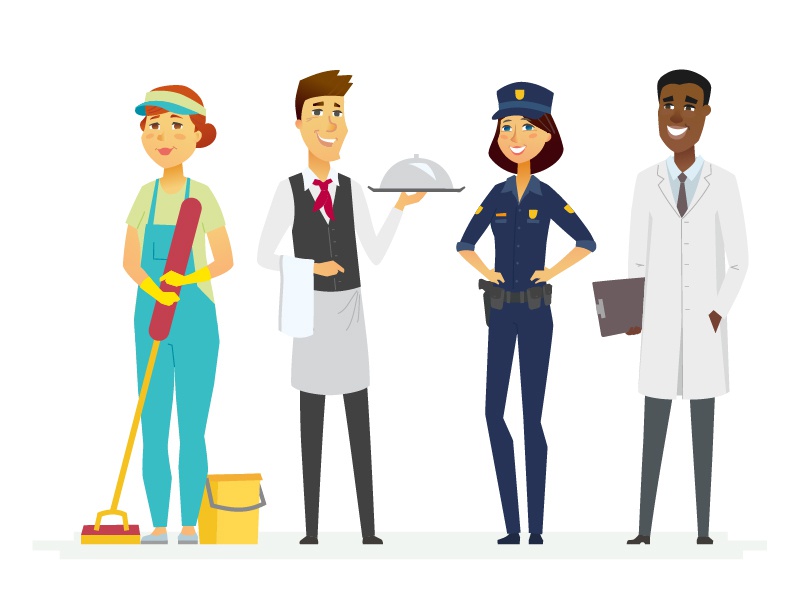 Collection of professions work occupation job specialist professional.jpg