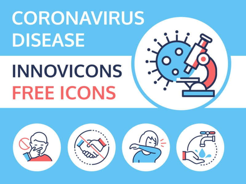 Coronavirus free icons collection free freebie hygiene healthcare pand.jpg