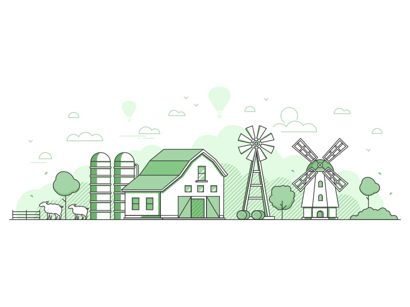 Country landscape line design style illustration.jpg