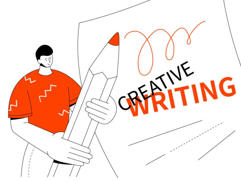 Creative writing illustration outline line drawing pencil copywriting.jpg
