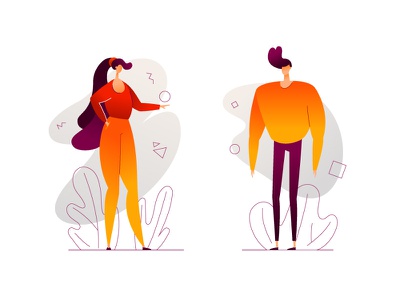 Cute couple woman man composition character flat vector design style i.jpg