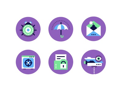 Data protection icon set web internet safety security information prot.jpg