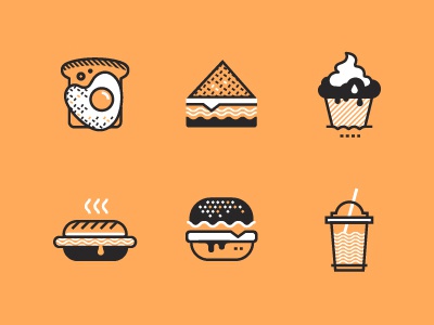 Fast food icons delivery tasty vector style sedign line set icon food.jpg