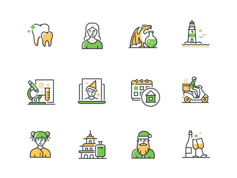Highlight icons outline icons outline business collection line icon ve.jpg