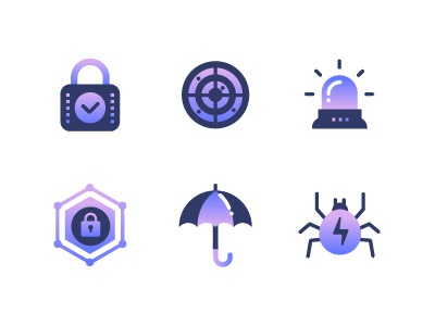 Information security quality computer collection set flat icon securit.jpg
