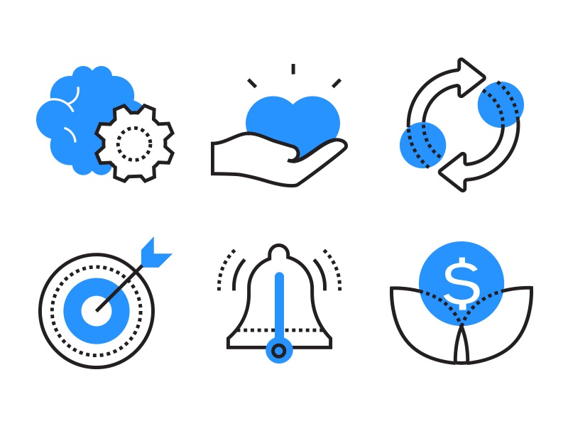 Line icons with color accents collection line icon vector style design.jpg