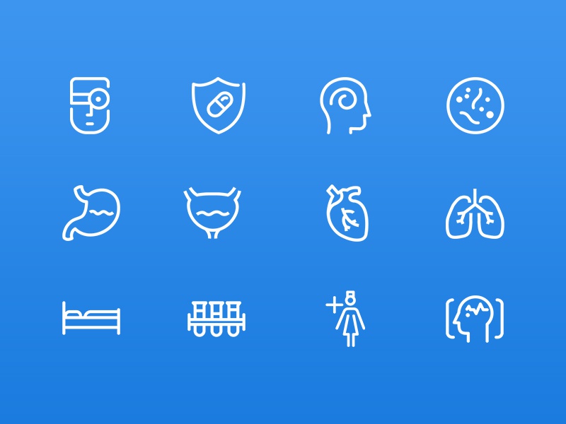 Medicine and healthcare icons medical outline pictogram healthcare med.jpg