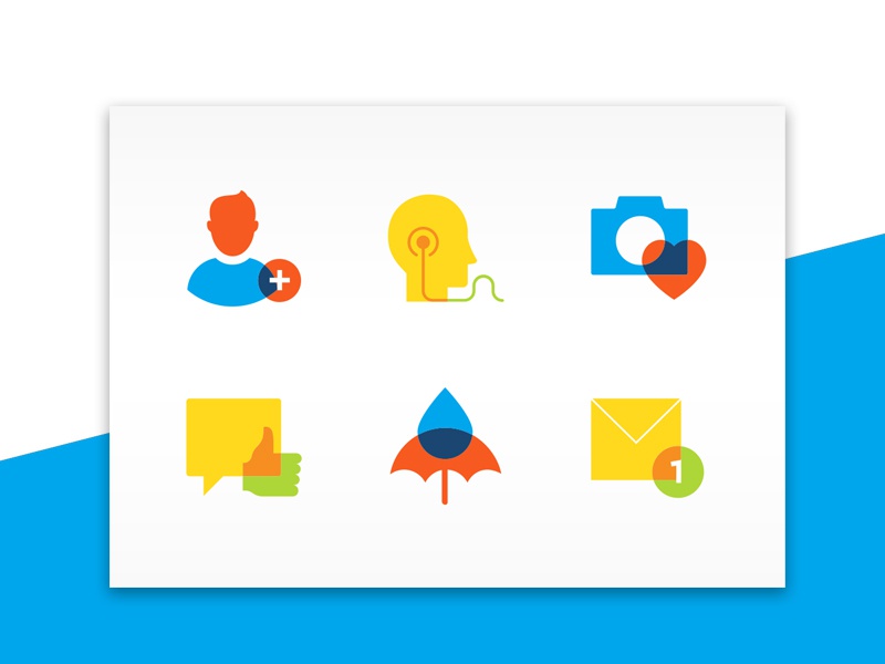 Multiply icons colorful collection icon business vector flat design de.jpg
