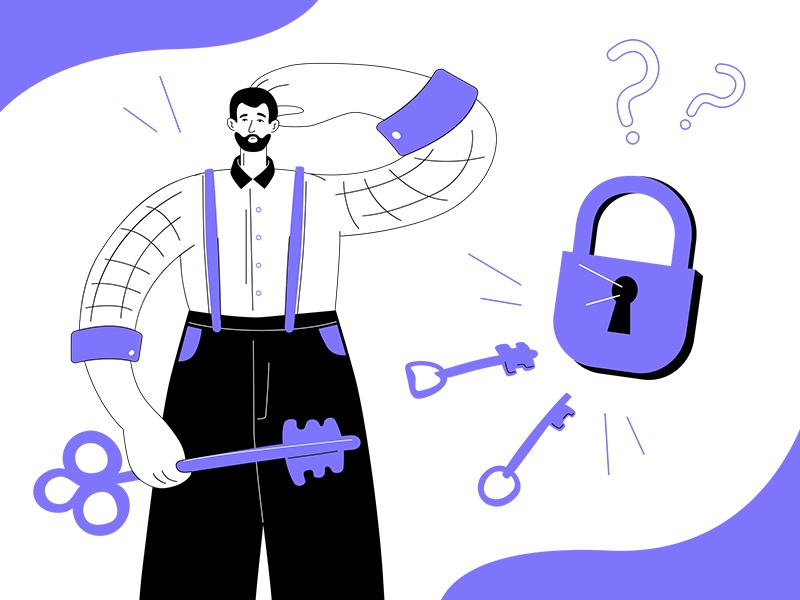 Purple characters collection workflow management finance collection co.jpg