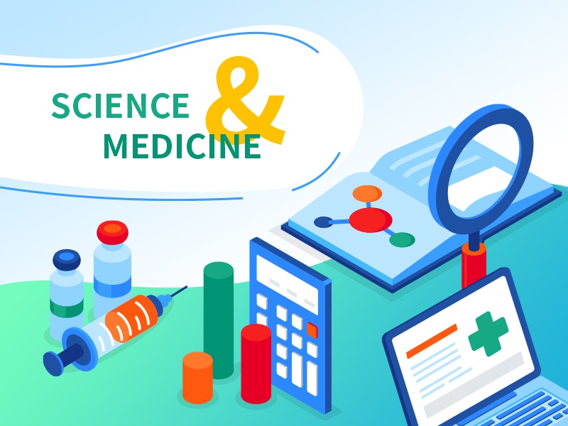 Science  Medicine isometric icons coronavirus research medical pandemi.jpg