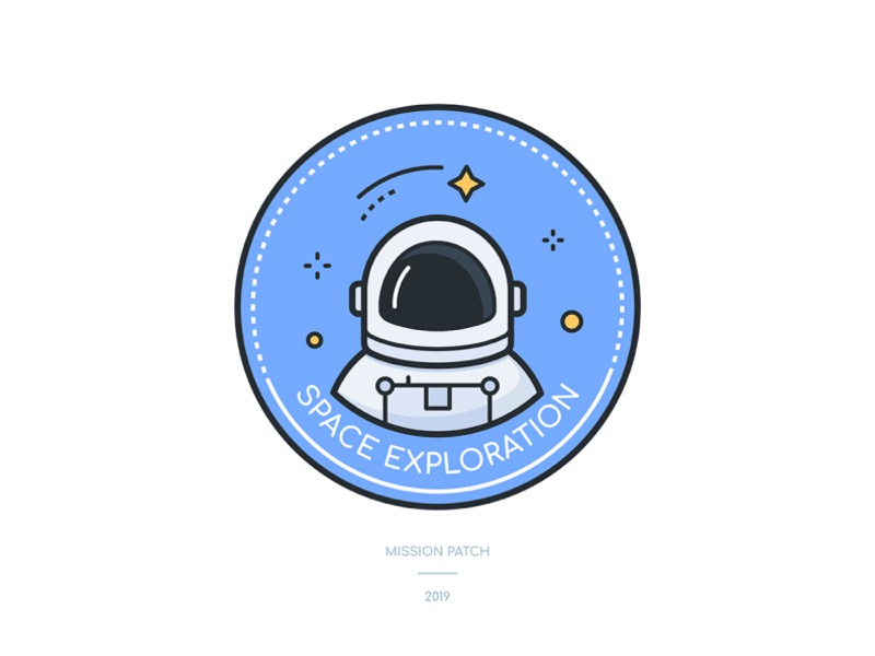Space exploration icon line art patch mission astronaut dribbleweeklyw.jpg