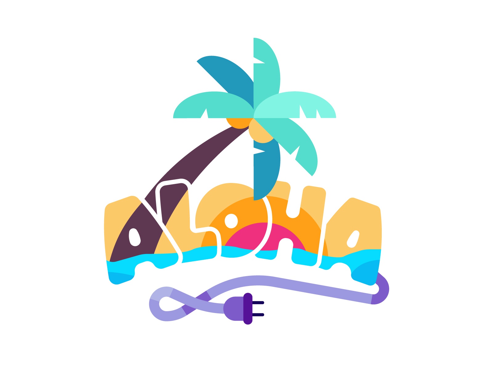 Aloha sticker summer vacation palm aloha reward badge stickers sticker.jpg