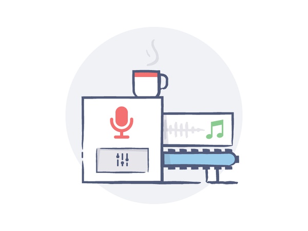Audio Recording process machine recorder produce relax coffee voiceove.jpg
