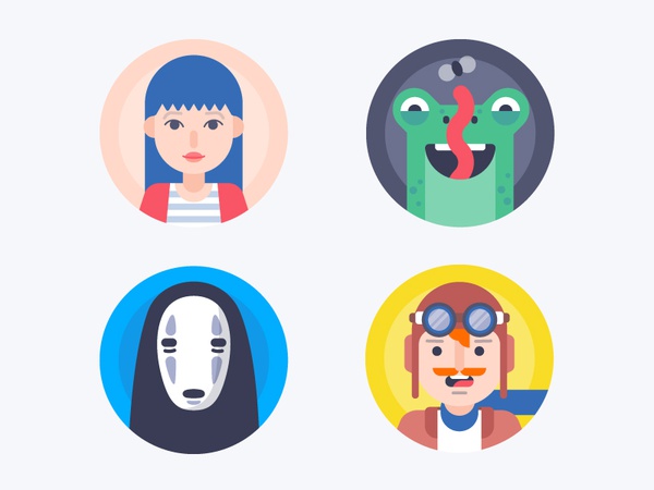 Avatars Some more funny faces  character animal anime no face noone pi.jpg