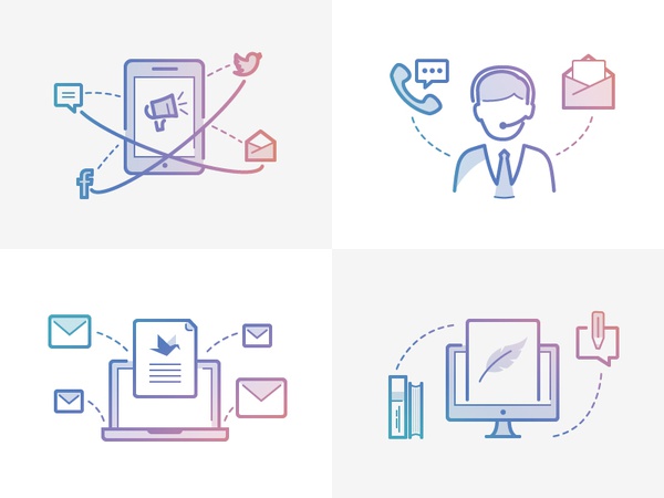 Causevox illustrations service monitor study call center promotion soc.jpg