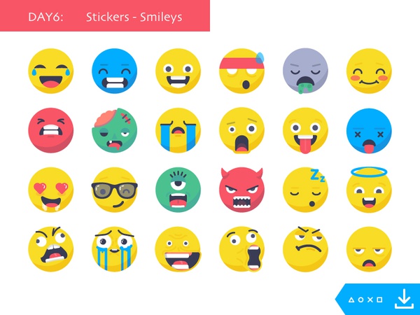 Day6_freebies Stickers Smileys angel fun devil mem boss so cute lol lo.jpg