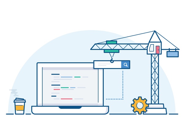 Developer Illustration header search panel manage build gear coffee in.jpg