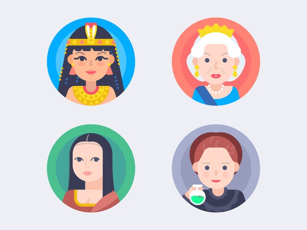 Famous Female avatars  painting da vinci queen radiation egypt pharaoh.jpg
