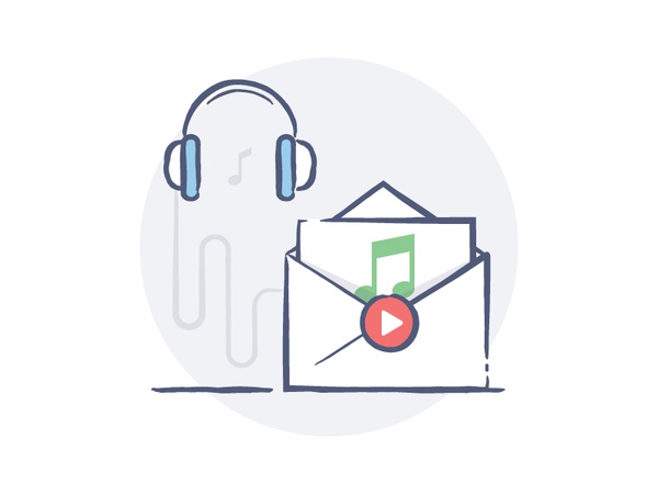 Listen  Enjoy letter sound voice audio headphones play envelope email.jpg