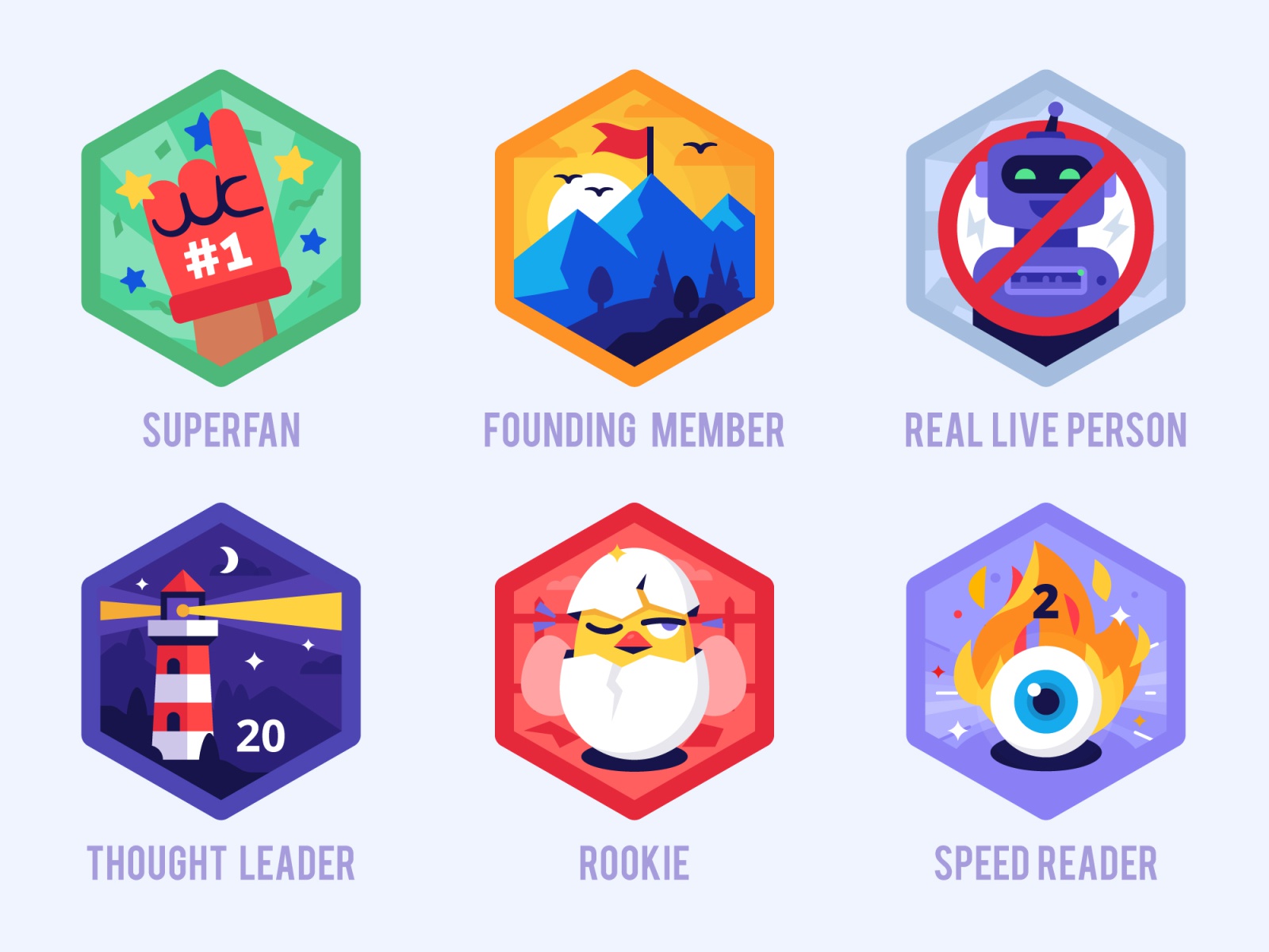 Nomadic badges eye flame chicken flag mountain android throphy achieve.jpg