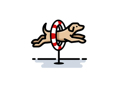 Agility Dog jump puppy pet trick agility dog.png