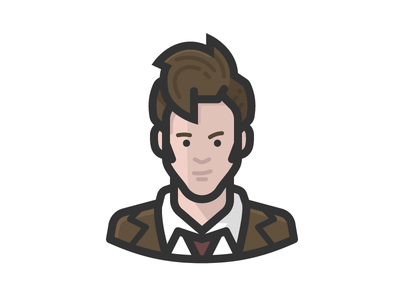 Allons-y! Encore! doctor who person face head headshot avatar.png