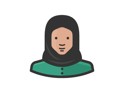 Arab woman in hijab hijab arab muslim person woman face avatar.png