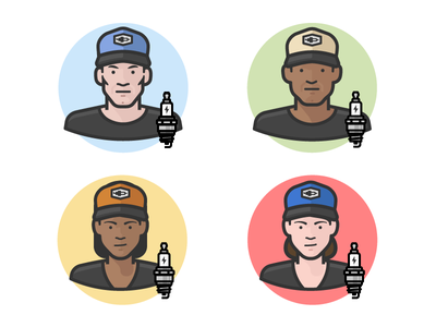 Auto Mechanic person face woman man auto mechanic avatar.png