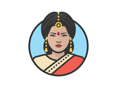 Avatar Style Update icons avatars avatar icons saree indian hindu woma.png