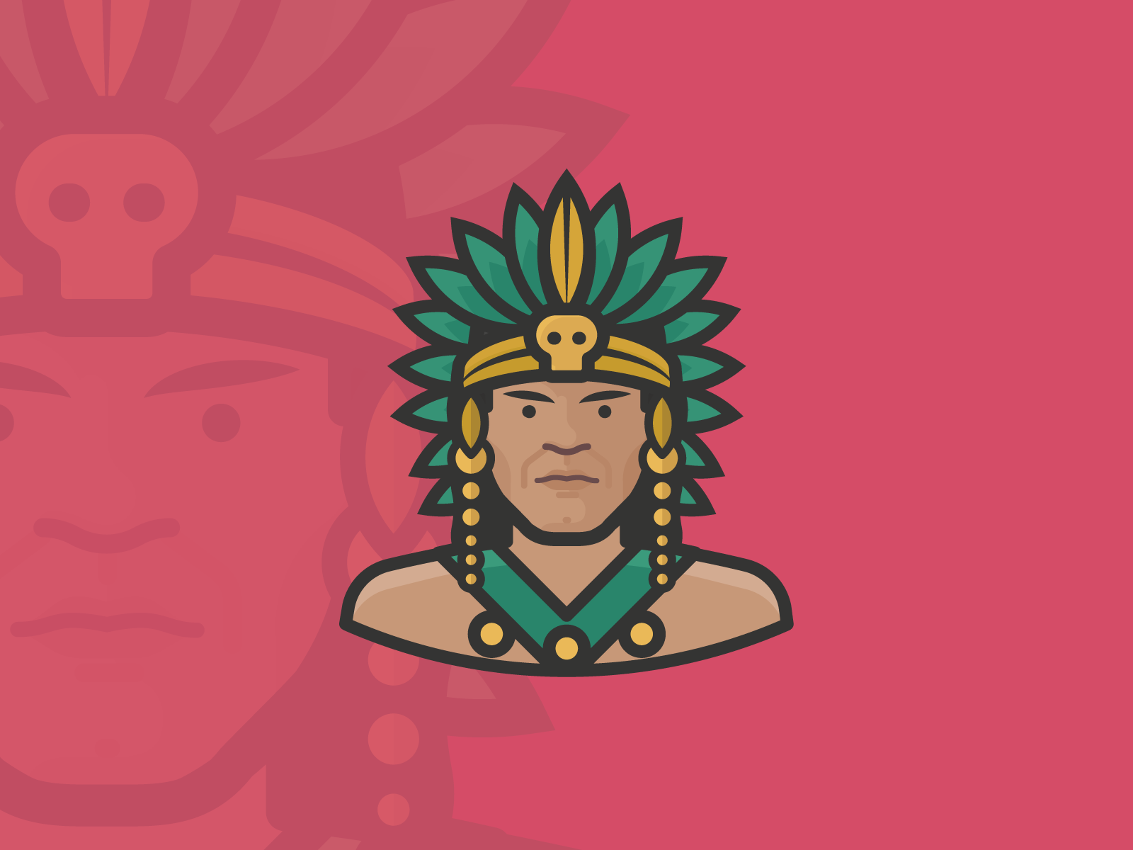 Aztec Nobelman man face human people person avatar head dress native a.png