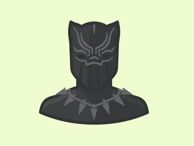 Black Panther comic character person face marvel comics superhero avat.png