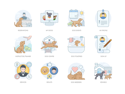Dog Icons animal canine pets dogs.png