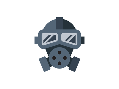 Gas Mask biohazard disease war mask gas chemical poison.png