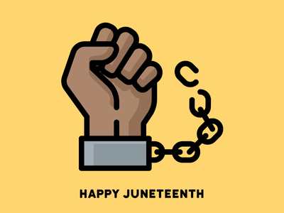 Happy Juneteenth racism liberation juneteenth freedom slavery.png