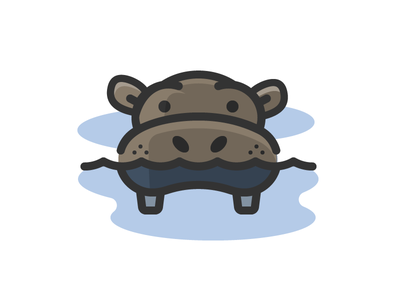Hippo animal safari africa hippo.png