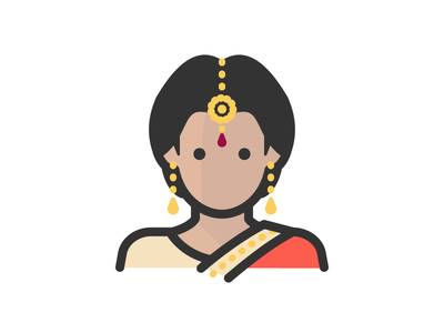 Indian Woman avatar woman hindu india indian.png