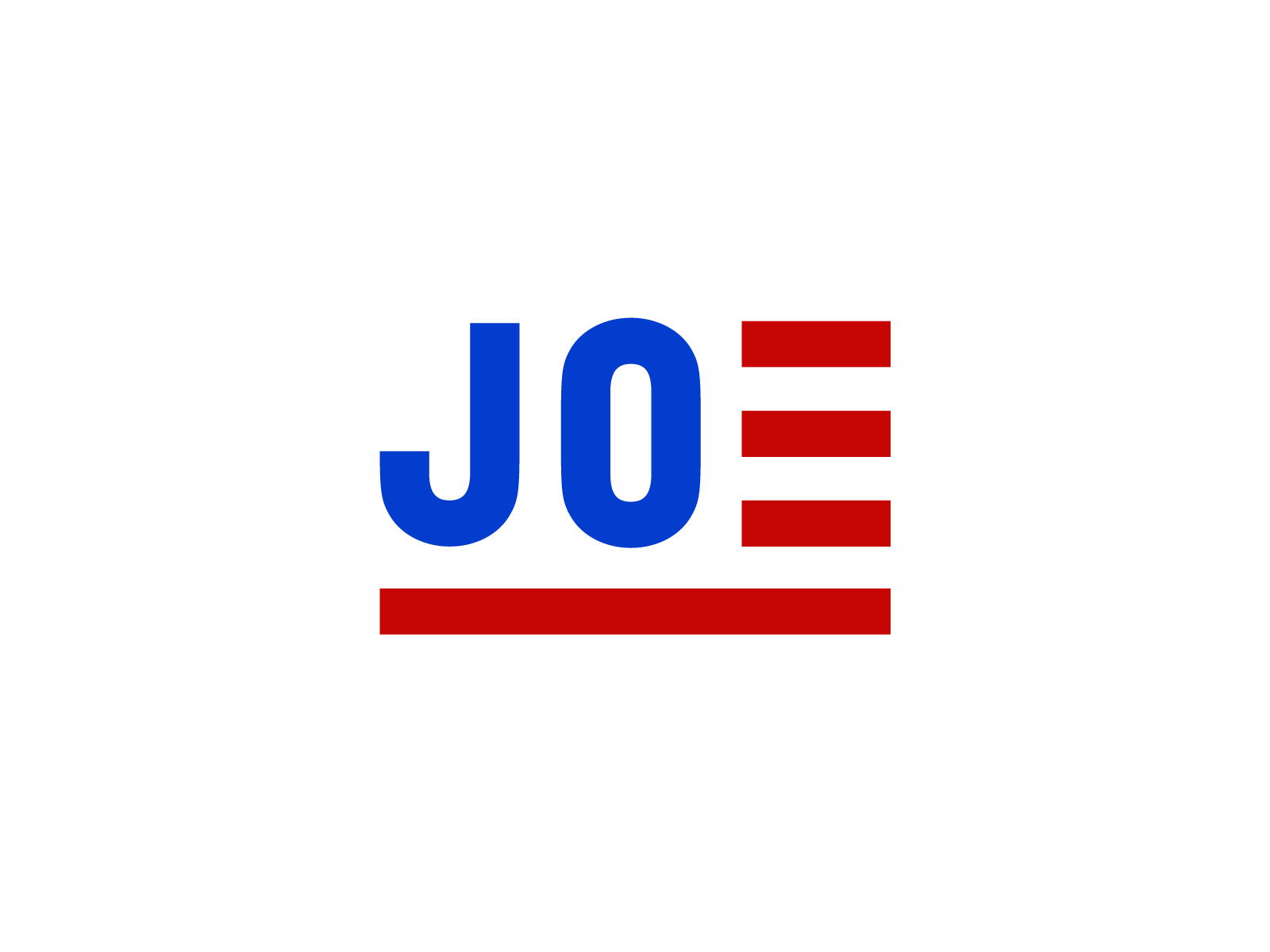 Joe American Flag Logo president election politics campaign american f.png