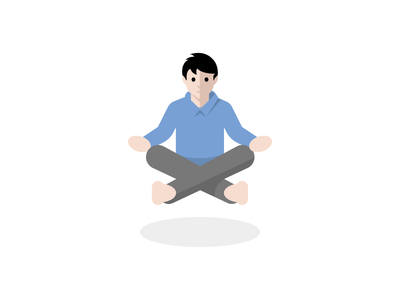 Levitation yogi icon levitate meditate yoga.png