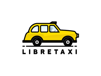 Libre Taxi car automobile transportation logo cab taxi.png