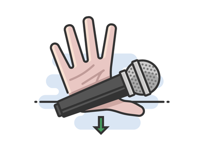 Mic Drop microphone drop mic hand.png